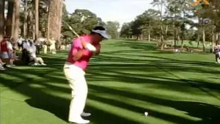 K.J. Choi - 17th at Augusta National Golf Club - practice round