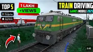 TOP 3 HIGH GRAPHICS New Indian Train Simulator Games For Android | Train side