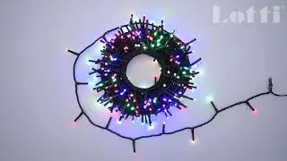 55889 - Catena 300 MiniLED MultiFLASH MULTICOLOR 4+18m - Lotti Importex - Moments of light