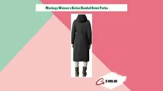 Mackage Women's Kelsie Hooded Down Parka, Black, XS