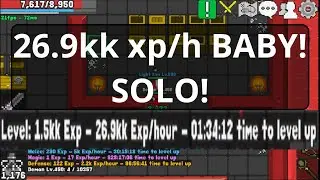 RUCOY ONLINE SOLO DEMON x2 26.9kk exp/h