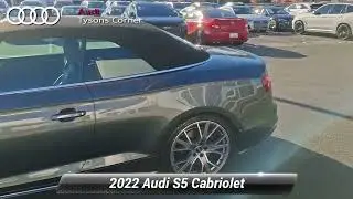 Certified 2022 Audi S5 Cabriolet Prestige TFSI quattro Tiptronic, Vienna, VA UA28541