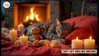 12 Hours of Deep Calm & Comfort 🐱Cozy Cat Healing Dreams Calm, Relax & Sleep Peacefully Relaxation 😴