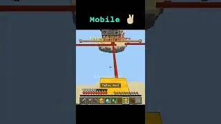 Minecraft PC vs Mobile in bedwars 🗿🙃 || Mcpe vs java bedwars 🙄 #minecraft #gaming #theclutchbhai