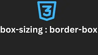 CSS box-sizing : border-box
