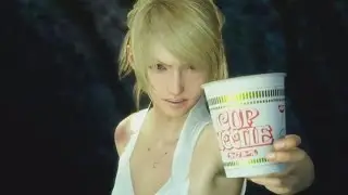 Final Fantasy FFXV's Blatant Cup Noodles Product Placement lol