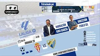 🔴 DIRECTO | SPORTING DE GIJ&Oacute;N vs M&Aacute;LAGA CF | Jornada 20 LaLiga Hypermotion | SportDirect Radio