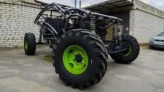 Мужик собрал в гаражах мощный багги c V8 от Lexus @Buggy-MSK. Багги своими руками
