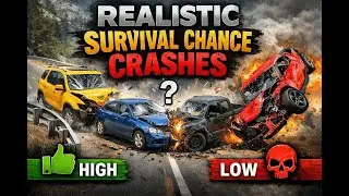 Realistic Survival Chance Crashes - BeamNG Direce - #1