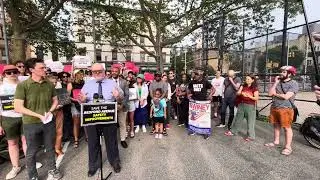 The Better Bedford Ave Bike Lane Removal Hasidic Jewish Area Rally and March 6/18/25 To Lafayette