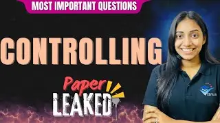 CONTROLLING MOST IMPORTANT QUESTIONS I CLASS 12 BUSINESS STUDIES CH-8 | PYQs #paperleaked #commerce