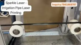 Laser Marking on Irrigation Pipe & Electrical Cable | Best Online Coding Solution #sparklelaser