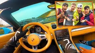 ELES NÃO ACREDITARAM QUE EU COLOQUEI O PORSCHE NA PISTA !!!