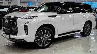 2026 Infiniti QX80 Full-Size Luxury SUV with 3 Rows, 22-Inch Wheels & Commanding Road Presence