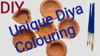 🎇🪔🎁Diya colouring ideas/दिया को कलर कैसे करें /How to colour diya at home #diyacolouring #diy #diya