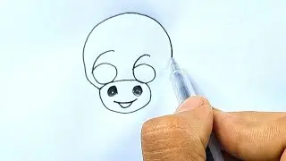 How to draw a Monkey Face | Draw a monkey From 66 step by step | Drawing tutorial