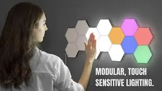 Hexagon Wall Light Panels &ndash; Touch and Remote-Controlled RGB Lighting