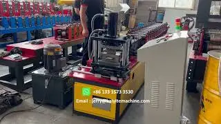 Mexico popular roller shutter strips roll forming machine ready for shipment