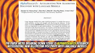 AlphaResearch: Accelerating New Algorithm Discovery with Language Models (Nov 2025)