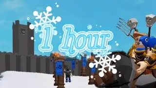Survive 1 hour in the snow biome