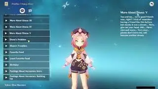 DIONA ALL VOICE LINES (ENGLISH)
