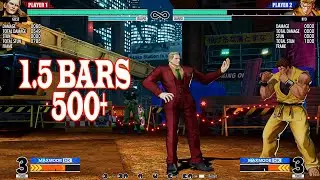 KOF XV: GEESE - 1.5 Meters Corner Combo (500+ Damage) !