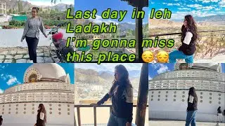 Last day in leh || Exploring local market || shanti stupa || i will miss this place 😔 #leh #ladakh
