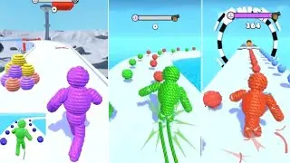 NooB vs PRO vs HACKER in ROPe Man Run All Levels Gamep lay #games