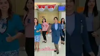 Goyang tik tok viral karyawan BANK #shorts #viralvideo #tiktok