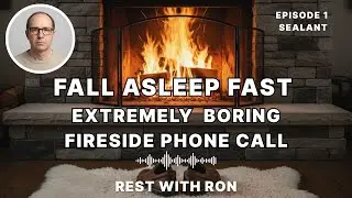 Rest with Ron: EXTREMELY BORING Fireside Phone Call (Fall Asleep FAST!)