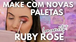 NOVAS PALETAS RUBY ROSE | Detalhes + Make