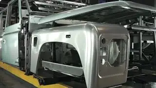 2015 Land Rover Defender Production Line Part 2/2 Factory LR Defender Final Edition 2015 CARJAM TV