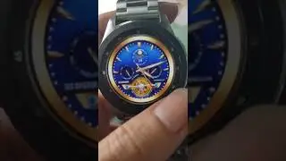 Watchface Blue Gold - Watchmaker - for Samsung SmartWatch