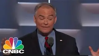 Tim Kaine Imitates Donald Trump At DNC: 'Believe Me' | CNBC