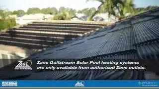 Zane solar pool heating Gulfstream video
