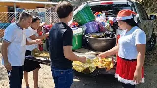 🚨casi se MOR1AN😱YA no soportaba el hambre y empezamos a comernos los tamales.