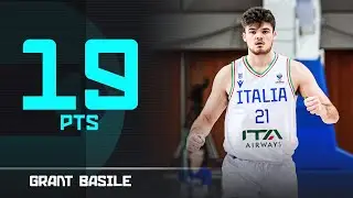Grant Basile (19 PTS) | Top Performer | ISL vs ITA | FIBA EuroBasket 2025 Qualifiers
