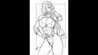 Power Girl -  pinup