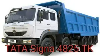 TATA SIGNA 4825.TK Tipper 16 Wheeler /4 wheel lift axle /OVERVIEW August 2022 model BS6