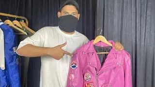 Nicolas Cage Pink Biker Leather Jacket | Vanquishe  | Mens leather jackets