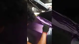 Tesla Wrapped in KPMF Matte Purple Black Iridescent Vinyl 💜