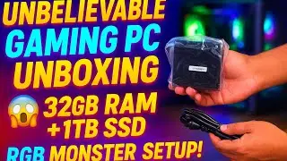 Gaming pc unboxing 😱⚡️1tb storage ⚡️32gb ram latest processor ⚡️8gb graphic card latest graphic card