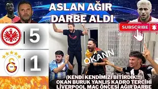 BÜYÜK REZALET.! | GALATASARAYLI ÇILGINA DÖNDÜ| Frankfurt-Galatasaray|#tepki #frankfurt #galatasaray
