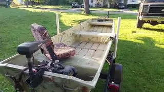 the new addition to the fleet jon boat #jonboat