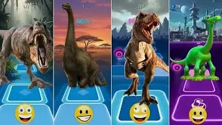Godzilla Tiles Hop Perfect Run | Dance Battle Intense!