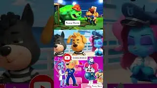 Paw Patrol Scary Chase 🆚 Ryder 🆚 Marshall Fun X Dance Cover | Tiles Hop _  #31 #pawpatrol #shorts