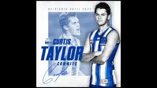 CURTIS TAYLOR AFL HIGHLIGHTS, NORTH MELBOURNE ROO ON THE RISE..