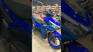 All new Aerox-S 155 Racing blue colour #price #aerox155yamaha #aerox #aeroxnew #newcolor