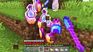 Minecraft UHC but DIRT drops RANDOM OP LOOT...