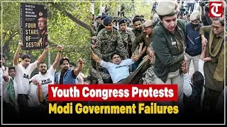 Youth Congress protests Modi over Epstein files, farmers&rsquo; rights, and national security